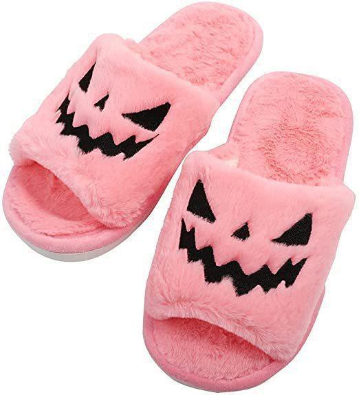 Halloween Shoes Winter Cute Warm Home Slippers Women - Homey Footwear