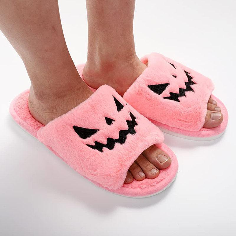 Halloween Shoes Winter Cute Warm Home Slippers Women - Homey Footwear