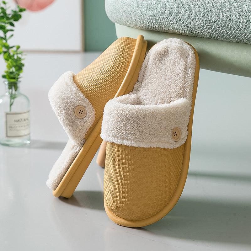 New Autumn And Winter Warm Household Non-slip Home Indoor Removable Slippers - Homey Footwear