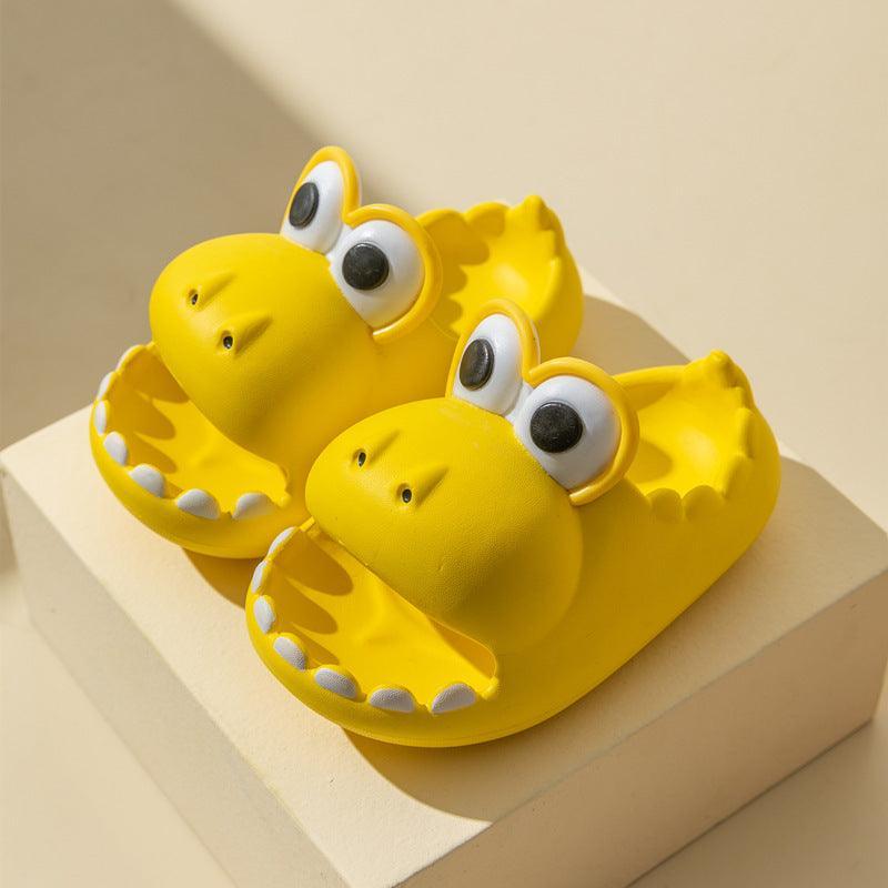 Kids Dinosaur Slippers Wholesale Summer Cartoon Parent Child Outdoor - Homey Footwear