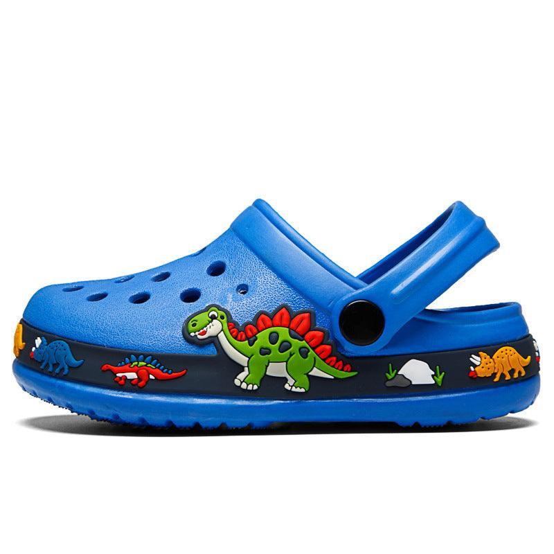 2-6y Kids Summer Boys Girls Sandals Flat Heel Cartoon Soft Bottom Beach Slippers Children Garden Shoes - Homey Footwear