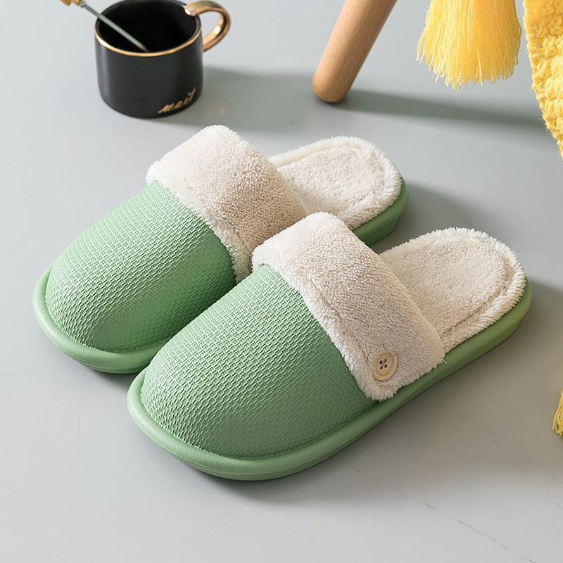 New Autumn And Winter Warm Household Non-slip Home Indoor Removable Slippers - Homey Footwear