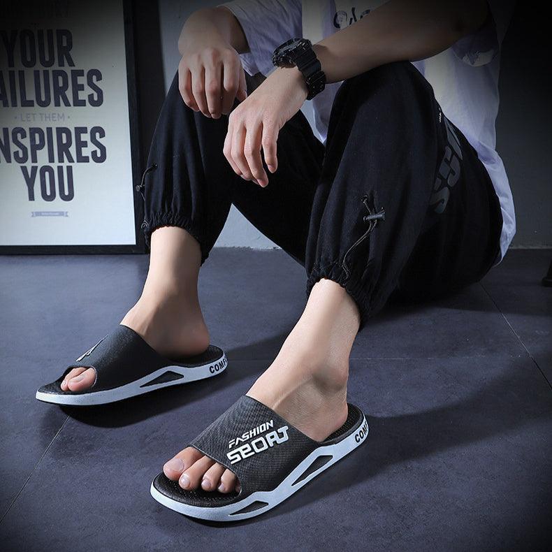 Non-slip Beach Bathroom Slippers Unisex Summer Shoes - Homey Footwear