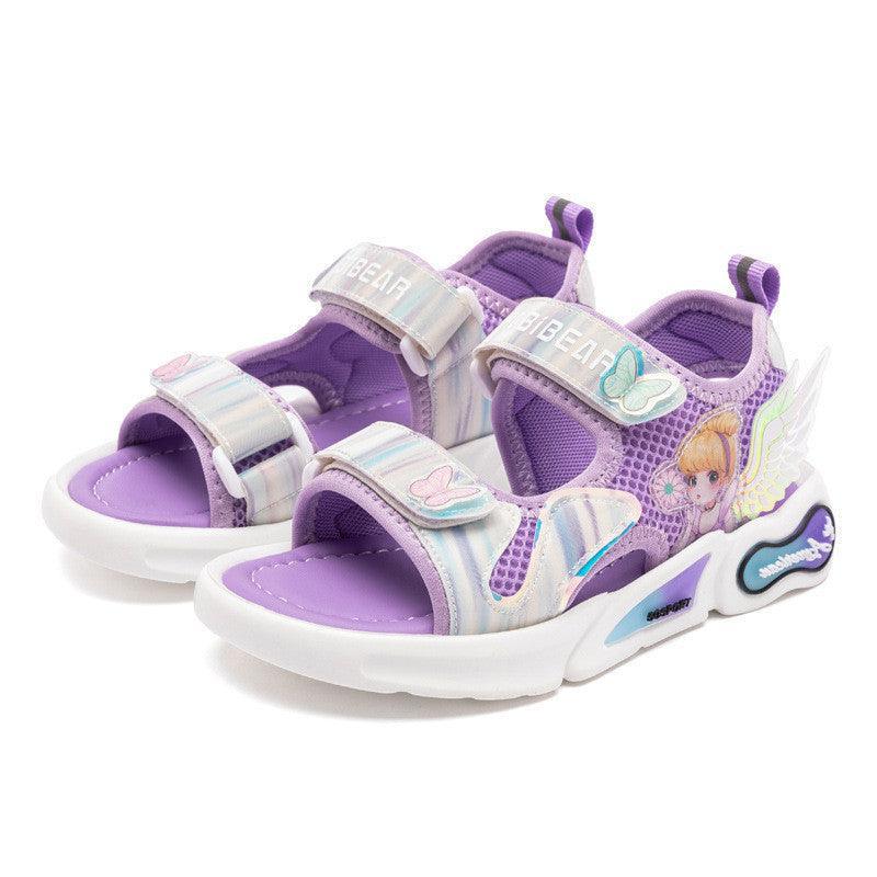 Harpy Bear Kids'' Shoes  Sunshine Princess Shoes Girls'' Sandals Cute Cartoon Breathable Slippers - Homey Footwear