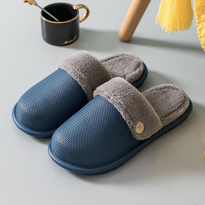 New Autumn And Winter Warm Household Non-slip Home Indoor Removable Slippers - Homey Footwear