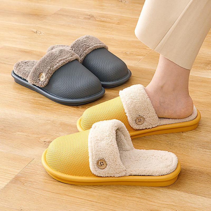 New Autumn And Winter Warm Household Non-slip Home Indoor Removable Slippers - Homey Footwear