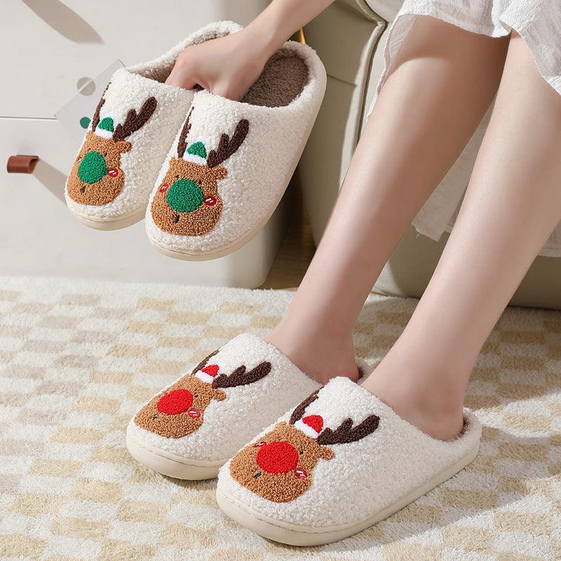 Christmas Shoes Winter Home Slippers - Homey Footwear