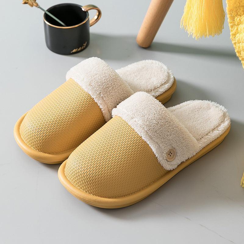 New Autumn And Winter Warm Household Non-slip Home Indoor Removable Slippers - Homey Footwear