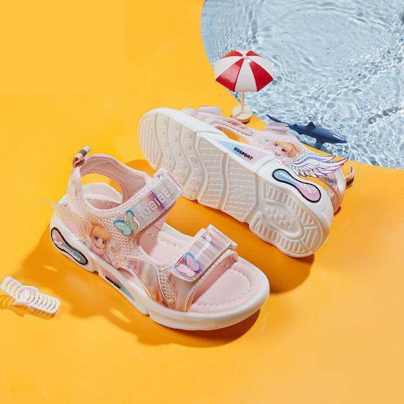 Harpy Bear Kids'' Shoes  Sunshine Princess Shoes Girls'' Sandals Cute Cartoon Breathable Slippers - Homey Footwear