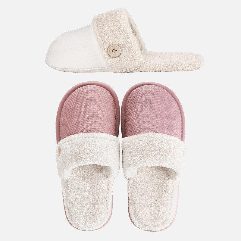 New Autumn And Winter Warm Household Non-slip Home Indoor Removable Slippers - Homey Footwear