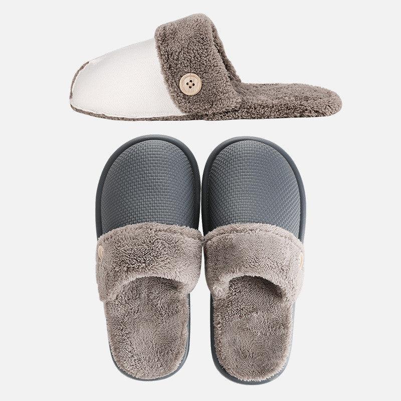 New Autumn And Winter Warm Household Non-slip Home Indoor Removable Slippers - Homey Footwear