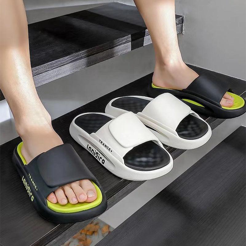 Summer Slippers Women Men Home Shoes Indoor Non Slip Bathroom Slippers - Homey Footwear