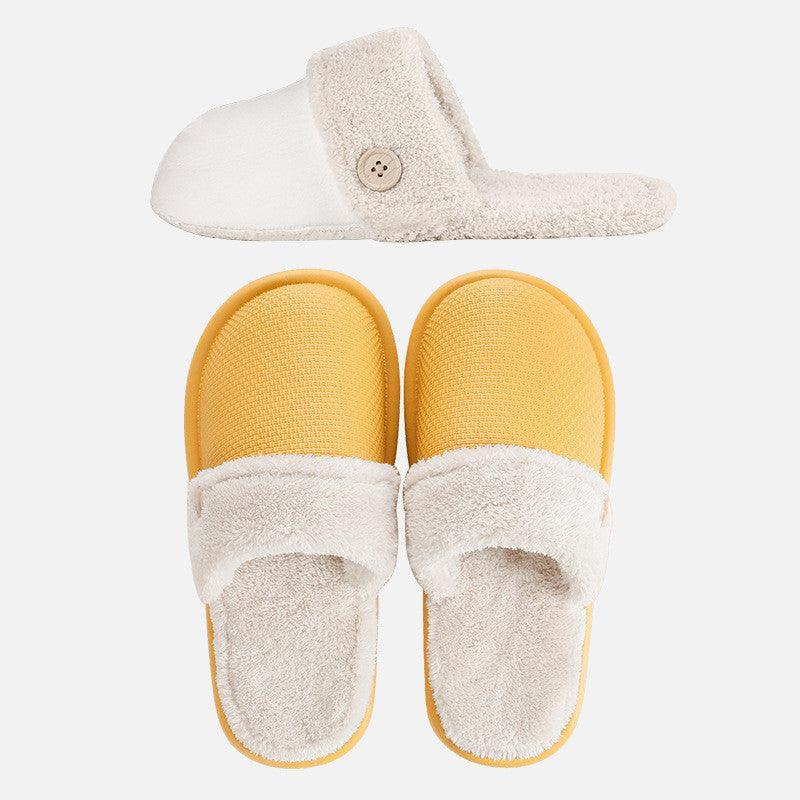 New Autumn And Winter Warm Household Non-slip Home Indoor Removable Slippers - Homey Footwear