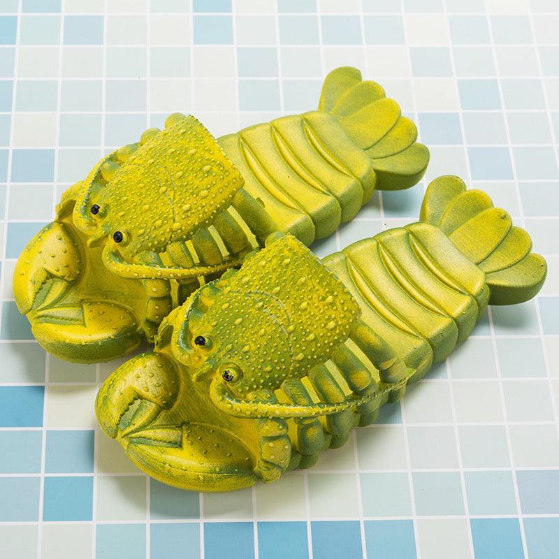 Cute Lobster Slippers For Kids Women Men Summer Beach Shoes - Homey Footwear